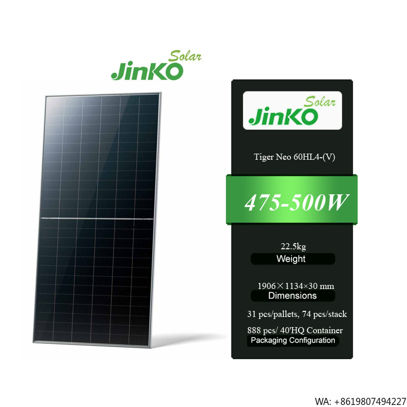 Jinko Solar Panel Tiger Neo - 징코 타이거 네오 60HL4-(V) 475-500W N형