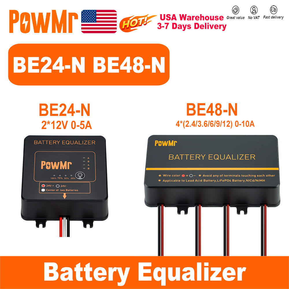 Renewable Energy Systems - PowMr USA 24V 48V 배터리 이퀄라이저