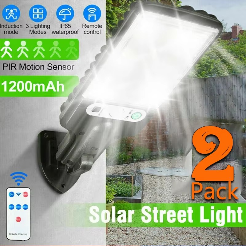 Solar Street Light Led - 인체감지 센서가 있는 3가지 모드 야외