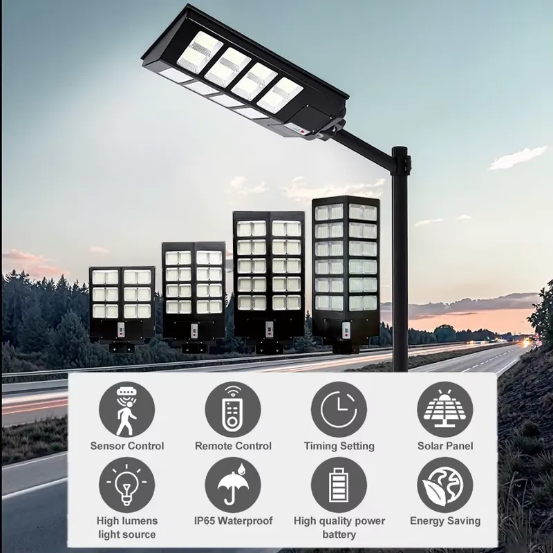 Solar Street Light Led - 9W 태양광 LED 가로등 야외 모션