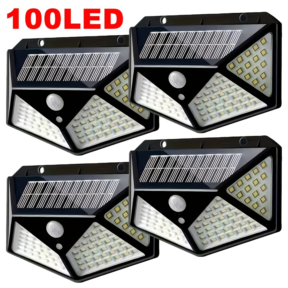 Solar Street Light Led - 100LED 야외 태양광 정원등, 모션 센서