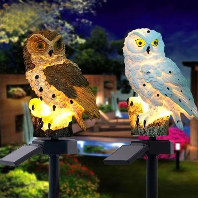 태양광 부엉이 정원 장식등 방수 레진 부엉이 피규어 L - Solar Street Light Led 리뷰 및 가격