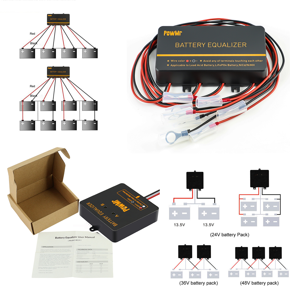 PowMr USA 24V 48V 배터리 이퀄라이저 2. - Renewable Energy Systems 리뷰 및 가격