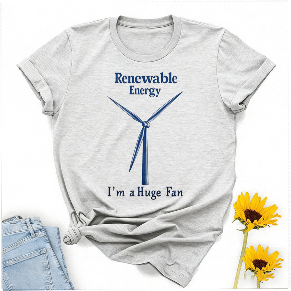 재생 에너지 나는 큰 팬입니다 티셔츠 재미있는 말장난  - Renewable Energy In China 리뷰 및 가격