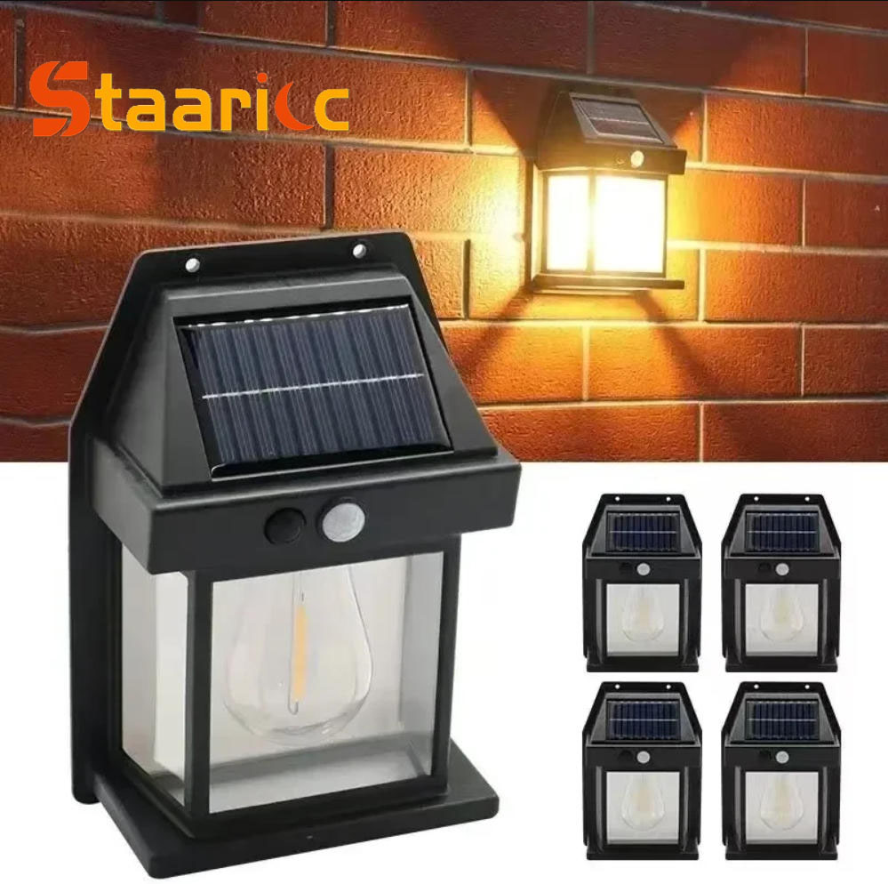 야외 태양광 텅스텐 벽등, 모션 센서 내장, IP65  - Solar Street Light Led 리뷰 및 가격