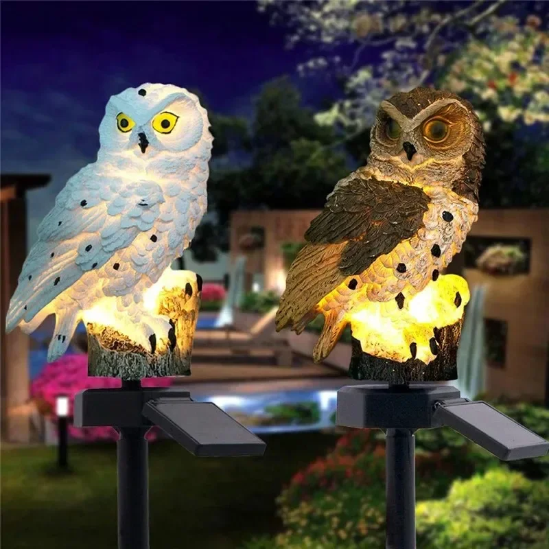 태양광 올빼미 조각상 정원등 LED 방수 야외 장식 ( - Solar Street Light Led 리뷰 및 가격