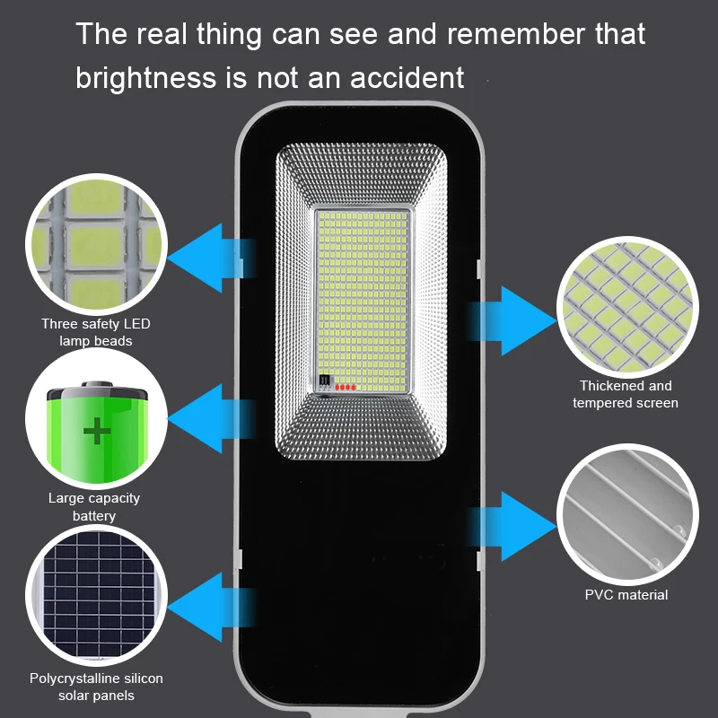 200W 강력한 태양 빛 야외 태양 가로등 6000ma - Solar Street Light Led 리뷰 및 가격